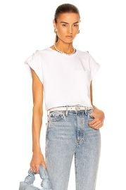 Veronica Beard Eletra Top in White  FWRD at Forward