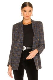 Veronica Beard Ellette Dickey Jacket in Blue Multi at Revolve