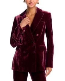 Veronica Beard Ellette Dickey Velvet Double Breasted Jacket Bloomingdales at Bloomingdales