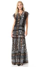 Veronica Beard Elly Lace Maxi Dress at Shopbop