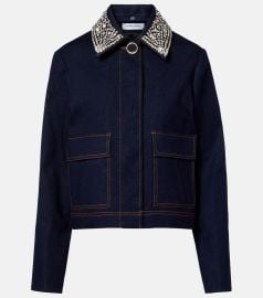 Veronica Beard Embellished Barrington Jacket at Mytheresa