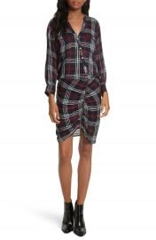 Veronica Beard Emory Ruched Cargo Shirtdress at Nordstrom