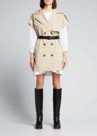 Veronica Beard Ensie Dickey Trench Vest - at Bergdorf Goodman