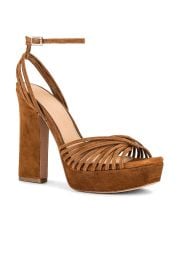 Veronica Beard Fletcher Ankle Strap Platform Sandal at Revolve