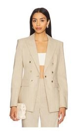 Veronica Beard Gaya Dickey Jacket In Natural Gold at Revolve