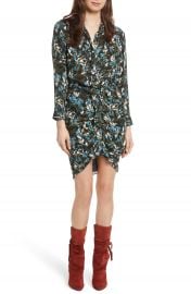 Veronica Beard Georgina Floral Print Silk Dress at Nordstrom