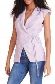 Veronica Beard Geraldine Plaid Linen Vest   Nordstrom at Nordstrom