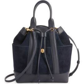 Veronica Beard Goody Suede & Leather Bucket Bag at Nordstrom