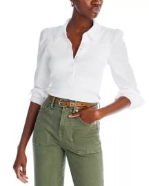 Veronica Beard Hania Collared Top Bloomingdales at Bloomingdales