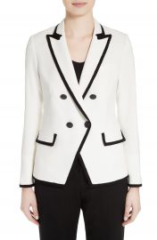 Veronica Beard Harriet Contrast Cutaway Blazer at Nordstrom