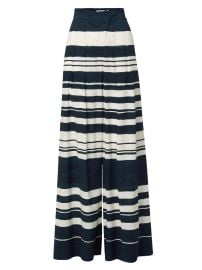 Veronica Beard Heron Striped Linen-Blend Wide-Leg Pants | Saks Fifth Avenue at Saks Fifth Avenue