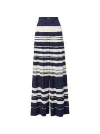 Veronica Beard Heron Striped Trousers Blue at Farfetch