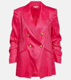 Veronica Beard Hirsch linen blend Dickey blazer at Mytheresa