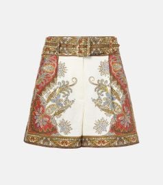Veronica Beard Hobbes Pleated Shorts at Mytheresa