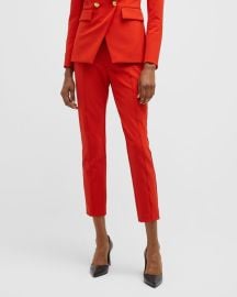 Veronica Beard Honolulu Slim Cropped Suit Pants at Neiman Marcus