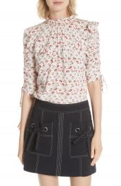 Veronica Beard Howell Silk Blouse at Nordstrom