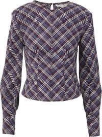 Veronica Beard Hughett Plaid Top at Veronica Beard