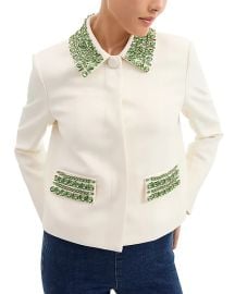 Veronica Beard Imogen Embellished Cropped Jacket at Bloomingdales