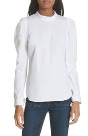 Veronica Beard Isabel Puff Sleeve Shirt   Nordstrom at Nordstrom