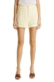 Veronica Beard Jazmin Plaid Tweed Shorts at Nordstrom