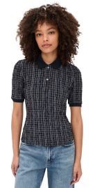 Veronica Beard Jean Benedetta Shirt Navy/White Multi XS at Shopbop