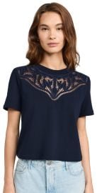 Veronica Beard Jean Monty Tee Navy M at Shopbop