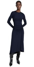 Veronica Beard Jean Theodora Dress Navy XL at Shopbop
