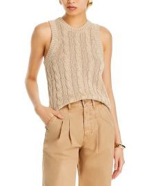 Veronica Beard Jerrel Silk Linen Tank at Bloomingdales