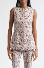 Veronica Beard Jessup Floral Jacquard Vest at Nordstrom