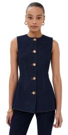 Veronica Beard Jessup Vest Dark Oxford 2 at Shopbop