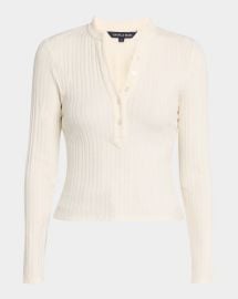 Veronica Beard Jocelyn Long-Sleeve Top at Neiman Marcus