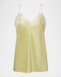 Veronica Beard Johanan Lace Trim Silk Camisole at Neiman Marcus