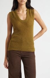 Veronica Beard Jovanna Sweater Tank in Moss at Nordstrom Rack