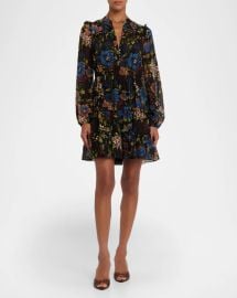 Veronica Beard Justine Silk Mini Dress at Neiman Marcus