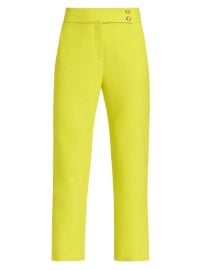 Veronica Beard Kanto Pants In Chartreuse at Saks Fifth Avenue