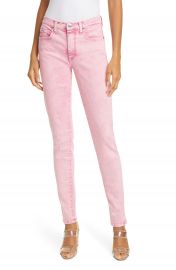 Veronica Beard Kate High Waist Ankle Skinny Jeans  Pink Acid    Nordstrom at Nordstrom