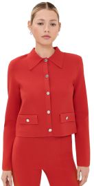 Veronica Beard Katia Knit Jacket Poppy S at Shopbop