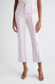 Veronica Beard Kean Pintuck Crop Pants at Nordstrom