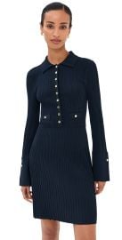 Veronica Beard Lauper Knit Mini Dress Navy XS at Shopbop