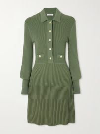 Veronica Beard Lauper Ribbed Dress at Net a Porter