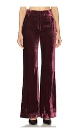 Veronica Beard Lebone Pant In Wine at Revolve