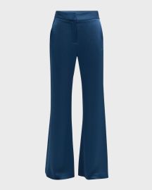 Veronica Beard Lebone Satin Pants at Neiman Marcus