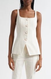 Veronica Beard Liana Stretch Cotton Tunic Top at Nordstrom