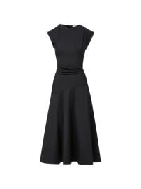 Veronica Beard Lisette Midi Dress Black at Farfetch