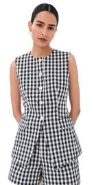 Veronica Beard Lois Vest Navy/Dove 0 at Shopbop
