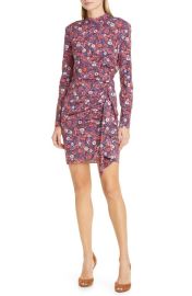 Veronica Beard Louella Floral Print Long Sleeve Dress at Nordstrom