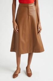 Veronica Beard Louise Faux Leather Skirt at Nordstrom