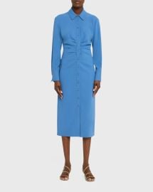 Veronica Beard Loxley Midi Shirtdress at Neiman Marcus
