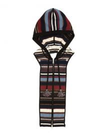 Veronica Beard Lupe Striped Zip-Front Hoodie Dickey at Neiman Marcus