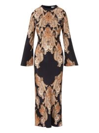 Veronica Beard Lupita paisley-print Flared Dress Black at Farfetch